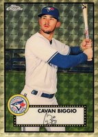 2021 Topps Chrome Platinum Anniversary #273 Cavan Biggio Superfractor 1/1 Baseball Card