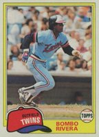 1981 Topps #256 Bombo Rivera Baseball Card
