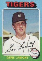 1975 Topps #593 Gene Lamont Baseball Card