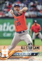 2018 Topps Complete Set #650 Justin Verlander All-Star Game Edition Baseball Card