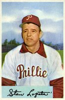 1954 Bowman #207 Stan Lopata Baseball Card