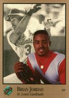 1992 Studio #93 Brian Jordan Baseball Card