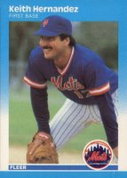 1987 Fleer #12 Keith Hernandez Baseball Card