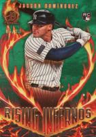 2024 Bowman Rising Infernos #RI2 Jasson Dominguez Green Baseball Card