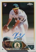 2023 Topps Chrome Rookie Autograph #RAKW Ken Waldichuk Baseball Card