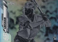 2020 Topps Chrome #101 Trent Grisham Negative Refractor Baseball Card