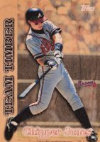 1997 Topps Team Timber #TT15 Chipper Jones Baseball Card