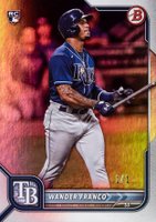 2022 Bowman #12 Wander Franco Platinum 1/1 Baseball Card