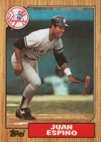 1987 Topps Tiffany #239 Juan Espino Baseball Card