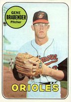 1969 Topps #393 Gene Brabender Baseball Card