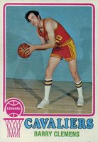 1973 Topps #92 Barry Clemens Basketball Card