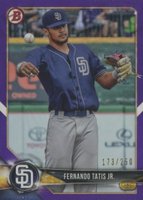 2018 Bowman Paper Prospects #BP114 Fernando Tatis Jr. Purple Baseball Card