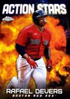 2023 Topps Chrome Update Action Stars #ASC14 Rafael Devers Baseball Card