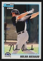 2010 Bowman Prospects #BP91 Nolan Arenado Black Border Redemption Baseball Card