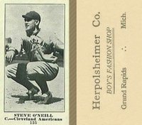 1916 Herpolsheimer Co. #135 Steve O'Neill Baseball Card