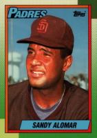 1990 Topps Tiffany #353 Sandy Alomar Jr. Baseball Card