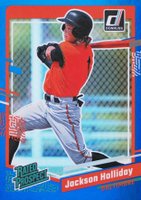 2023 Panini Donruss #76 Jackson Holliday Holo Blue Baseball Card