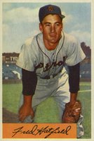 1954 Bowman #119 Fred Hatfield Baseball Card
