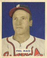 1949 Bowman #153 Phil Masi Baseball Card