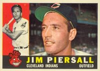 1960 Topps #159 Jim Piersall Baseball Card