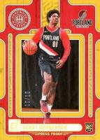 2023 Panini Donruss Hardwood Masters #5 Scoot Henderson Press Proof Gold Basketball Card