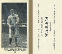 1916 Wares #95 Wm. Killefer, Jr. Baseball Card