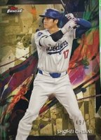 2024 Topps Finest #100 Shohei Ohtani Gold Refractor Baseball Card