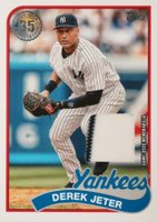 2024 Topps Update 1989 Topps Baseball Relics #DJ Derek Jeter Baseball Card
