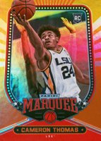 2021 Panini Chronicles Draft Picks #155 Cameron Thomas Orange Basketball Card