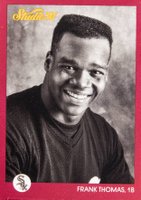 1991 Studio #40 Frank Thomas Baseball Card