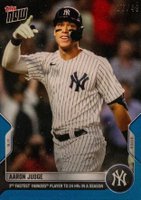 2022 Topps Now #333 Aaron Judge Blue Baseball Card