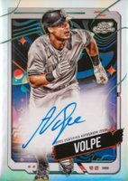 2024 Topps Chrome Cosmic Cosmic Chrome Autographs #AV Anthony Volpe Baseball Card