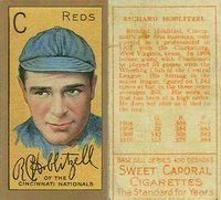 1911 Gold Borders #96 Dick Hoblitzell Name incorrect Baseball Card