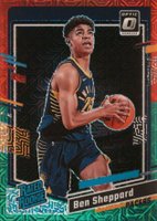 2023 Panini Donruss Optic #221 Ben Sheppard Red and Green Choice Basketball Card