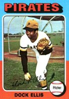 1975 Topps Mini #385 Dock Ellis Baseball Card