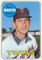 1969 Topps #547 Billy Martin Baseball Card