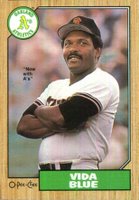 1987 O-Pee-Chee #260 Vida Blue Baseball Card