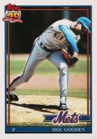 1991 Topps Tiffany #330 Dwight Gooden Baseball Card