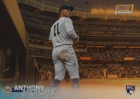 2023 Topps Stadium Club #191 Anthony Volpe Chrome-Orange Baseball Card