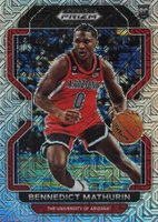 2022 Panini Prizm Draft Picks #57 Bennedict Mathurin Mojo Prizm Basketball Card