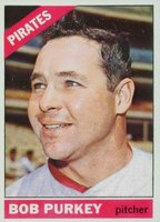 1966 Topps #551 Bob Purkey Short Print Baseball Card
