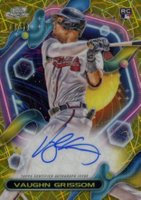 2023 Topps Cosmic Chrome Cosmic Chrome Autograph #VG Vaughn Grissom Gold Interstellar Baseball Card