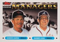 1993 Topps #501 Bobby Cox/Johnny Oates Baseball Card
