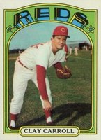 1972 Topps #311 Clay Carroll Baseball Card