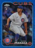 2024 Topps Chrome Logofractor Edition #121 Shota Imanaga Blue Refractor Baseball Card