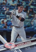 2017 Topps Update #US99 Aaron Judge Rookie Debut-Rainbow Foil Baseball Card