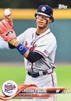 2018 Topps Pro Debut #188 Cristian Pache Baseball Card