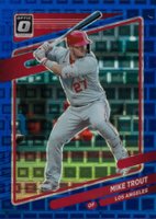 2021 Panini Donruss Optic #174 Mike Trout Pandora Blue Baseball Card