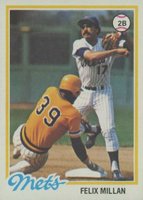 1978 Topps #505 Felix Millan Baseball Card