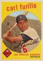 1959 Topps #206 Carl Furillo Baseball Card